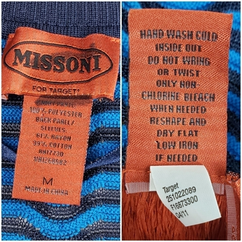 Missoni for Target V Neck Sweater Medium - Picture 13 of 13
